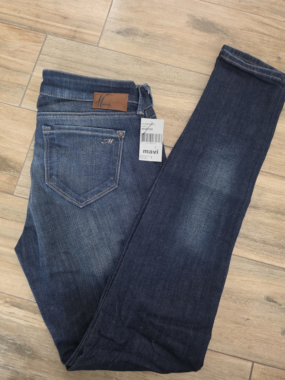Mavi ALEX Mid Rise Skinny Distressed Jeans Dark Wash Size 26/32